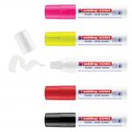 edding 4090 Chalk Marker Chisel Tip 4-15mm Line Assorted Colours (Pack 5) - 4-4090999 75643ED