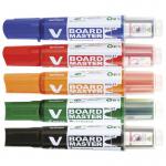 Pilot V-Board Master Whiteboard Marker Bullet Tip 2.3mm Line Assorted Colours (Pack 5) - 4902505358371 75699PT