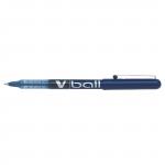 Pilot VBall Liquid Ink Rollerball Pen 0.5mm Tip 0.3mm Line Blue (Pack 12) - 4902505085420SA 75748PT