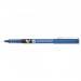 Pilot V5 Hi-Tecpoint Liquid Ink Rollerball Pen 0.5mm Tip 0.3mm Line Blue Wallet (Pack 6) 75776PT