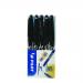 Pilot FriXion Ball Erasable Gel Rollerball Pen 0.7mm Tip 0.35mm Line Black (Pack 5) 75797PT