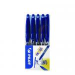 Pilot FriXion Ball Erasable Gel Rollerball Pen 0.7mm Tip 0.35mm Line Blue (Pack 5) 75804PT