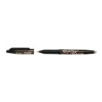 Pilot FriXion Ball Erasable Gel Rollerball Pen 1.0mm Tip 0.5mm Line Black (Pack 12) 75874PT