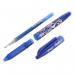 Pilot FriXion Ball Erasable Gel Rollerball Pen 1.0mm Tip 0.5mm Line Blue (Pack 12) - 4902505551116 75881PT