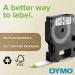 Dymo Rhino Industrial Nylon Tape 19mmx3.5m Black on White 18489 75919NR