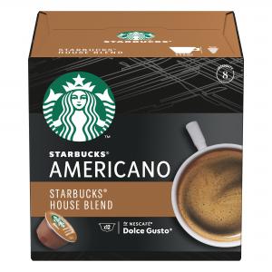 STARBUCKS by Nescafe Dolce Gusto Americano House Blend Coffee 12
