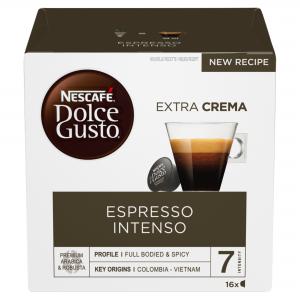 Nescafe Dolce Gusto Espresso Intenso Coffee 16 Capsules Pack 3 -