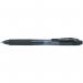 Pentel Energel X Gel Retractable Gel Rollerball Pen 0.7mm Tip 0.35mm Line Black (Pack 2) - YBL107/RCY/2A 76231PE