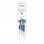 Pentel Refill for Pentel EnerGel Pen 0.7mm Blue 3 Refills Per Wallet (Pack 12) LR7-3C 76308PE