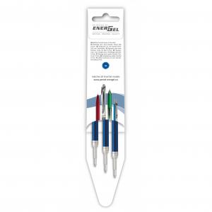 Photos - Pen Pentel Refill for  EnerGel  0.7mm Blue 3 Refills Per Wallet 