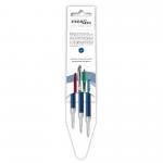 Pentel Refill for Pentel EnerGel Pen 0.7mm Blue 3 Refills Per Wallet (Pack 12) LR7-3C 76308PE