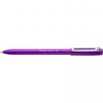 Pentel IZEE Ballpoint Pen Cap-Style 1.0mm Tip 0.5mm Line Violet (Pack 12) BX460-V 76385PE