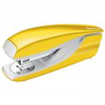 Leitz NeXXt WOW Half Strip Metal Office Stapler 30 Sheet Yellow - 55021016 76840AC