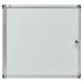 Nobo Extra Flat Magnetic Whiteboard Display Case Lockable 6 x A4 680x730mm 1900847 77001AC