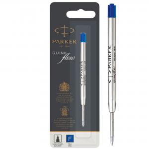 Image of Parker Quink Flow Ballpoint Refill for Ballpoint Pens Fine Blue Single