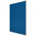 Nobo Felt Notice Board Aluminium Trim 1200x900mm Blue 77036AC