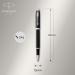 Parker IM Rollerball Pen Black/Chrome Barrel Black Ink Gift Box - 1931658 77060NR