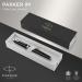 Parker IM Rollerball Pen Black/Chrome Barrel Black Ink Gift Box - 1931658 77060NR