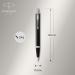 Parker IM Ballpoint Pen Black/Chrome Barrel with Blue Ink Gift Box - 1931665 77067NR