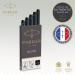 Parker Quink Ink Refill Cartridge for Fountain Pens Black (Pack 5) - 1950382 77116NR