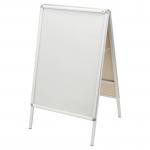 Nobo A Board Snap Frame Poster Display 700x1000mm Aluminium Frame Plastic Front Silver 1902205 77134AC