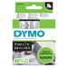 Dymo D1 Label Tape 9mmx7m Black on Transparent - S0720670 77137NR