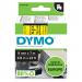 Dymo D1 Label Tape 9mmx7m Black on Yellow - S0720730 77144NR
