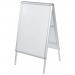 Nobo A Board Snap Frame Poster Display A1 Aluminium Frame Plastic Front Silver 1902206 77176AC