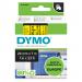 Dymo D1 Label Tape 24mmx7m Black on Yellow - S0720980 77207NR