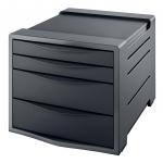 Rexel Choices Drawer Cabinet (Grey/Black) 2115609 77239AC