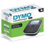 Dymo LabelManager 500 Touch Screen Desktop Label Printer QWERTY Keyboard Black/Silver 77249NR