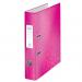 Leitz WOW Lever Arch File Laminated Paper on Board A4 50mm Spine Width Pink Metallic (Pack 10) 10060023 77512AC