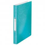 Leitz WOW Ring Binder Polypropylene 2 O-Ring A4 25mm Rings Ice Blue (Pack 10) 42570051 77750AC