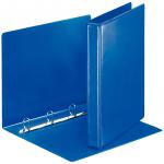 Esselte Essentials Presentation Ring Binder Polypropylene 4 D-Ring A4 25mm Rings Blue (Pack 10) 49732 77890AC