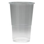 ValueX Flexiglass Plastic Glass 1/2 Pint Clear (Pack 50) RY0771 77907CP
