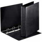 Esselte Essentials Presentation Ring Binder Polypropylene 4 D-Ring A4 40mm Rings Black (Pack 10) 49763 77918AC