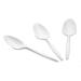 ValueX Plastic Teaspoon White (Pack 100) - 512001 77935CP