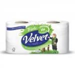 Velvet Toilet Roll 3 Ply White (Pack 12 For The Price Of Pack 9) 78334CP