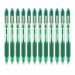 Zebra Z-Grip Smooth Rectractable Ballpoint Pen 1.0mm Tip Green (Pack 12) - 22564 78415SP