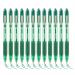 Zebra Z-Grip Smooth Rectractable Ballpoint Pen 1.0mm Tip Green (Pack 12) - 22564 78415SP