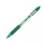 Zebra Z-Grip Smooth Rectractable Ballpoint Pen 1.0mm Tip Green (Pack 12) - 22564 78415SP