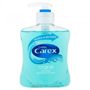 Carex Original Antibacterial Hand Wash Pump Top Bottle 250ml Pack 6