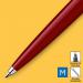 Parker Jotter Ballpoint Pen Red Barrel Blue Ink - 2096857 78527NR