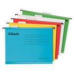 Esselte Pendaflex A4 Reinforced Suspension File Card V Base Assorted Colours (Pack 10) 93042 78716AC