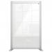 Nobo Premium Plus Acrylic Desk Protective Divider Screen Modular System 600x1000mm Clear 1915493 79535AC