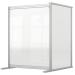 Nobo Premium Plus Acrylic Desk Protective Divider Screen Modular System Extender 800x1000mm Clear 1915497 79563AC
