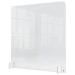 Nobo Premium Plus Acrylic Counter Protective Divider Screen 700x850mm Clear 1915489 79591AC