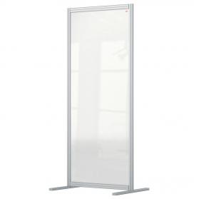 Nobo Premium Plus Acrylic Free Standing Protective Room Divider Screen Modular System 800x1800mm Clear 1915516 79710AC