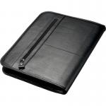 Alassio Limone A4 Organiser File Leather Look Black 30043 80053LM