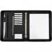 Alassio Rondo A4 Organiser File Leather Look Black 30070 80067LM